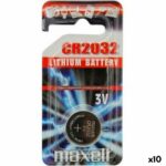 Κουμπιά κουμπιών Maxell 10238500 3V CR2032 Λιθίου (x10)