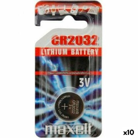 Κουμπιά κουμπιών Maxell 10238500 3V CR2032 Λιθίου (x10)