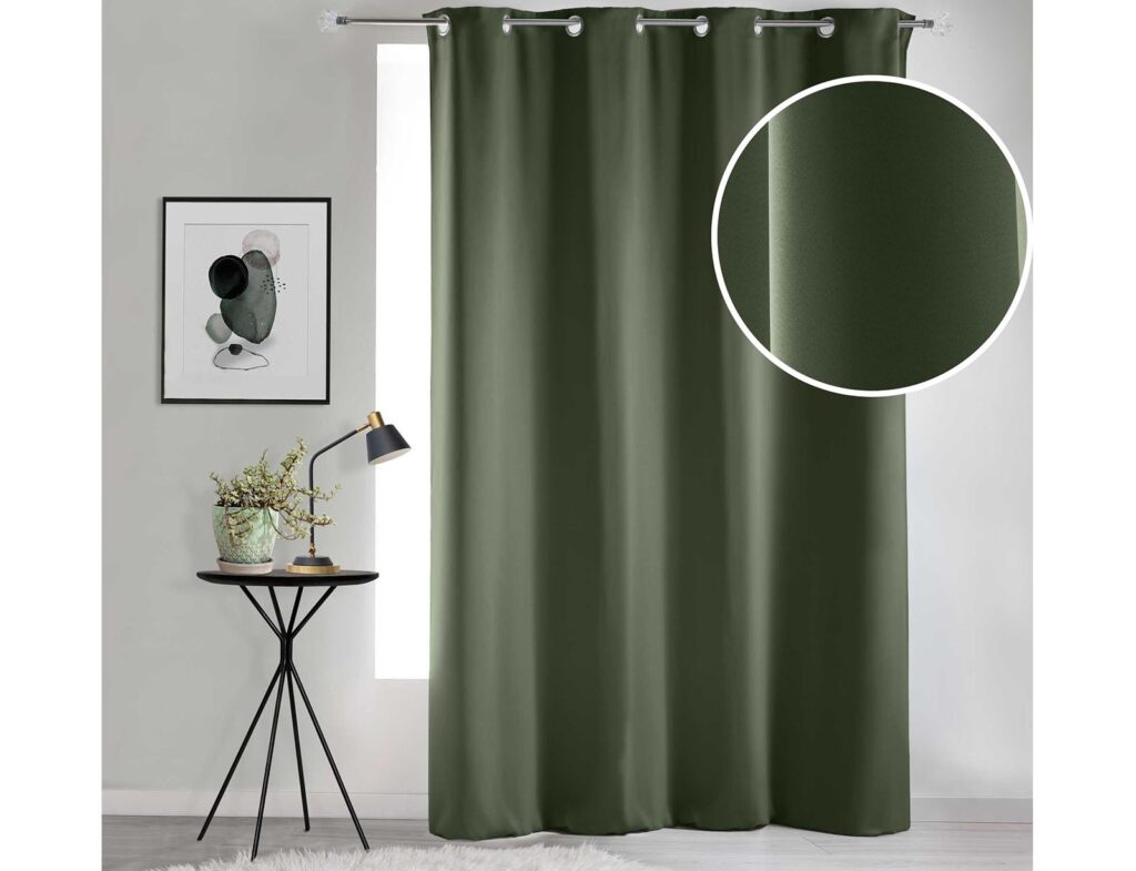 Κουρτίνα Blackout Occult Douceur D'intérieur - 135X280Cm - Χακί
