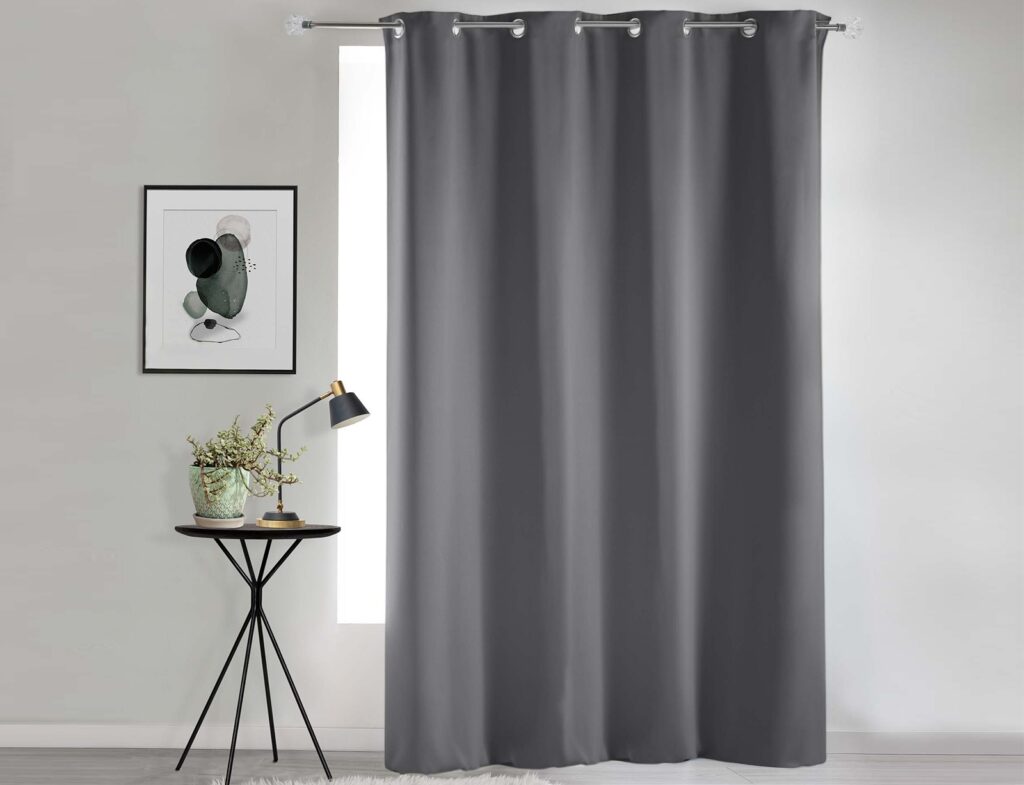Κουρτίνα Blackout Occult Douceur D'intérieur - 135X280Cm - Γκρι