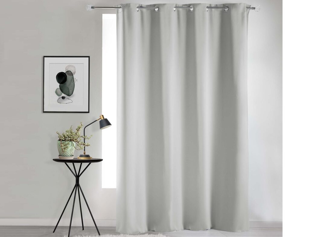 Κουρτίνα Blackout Occult Douceur D'intérieur - 135X280Cm - Γκρι