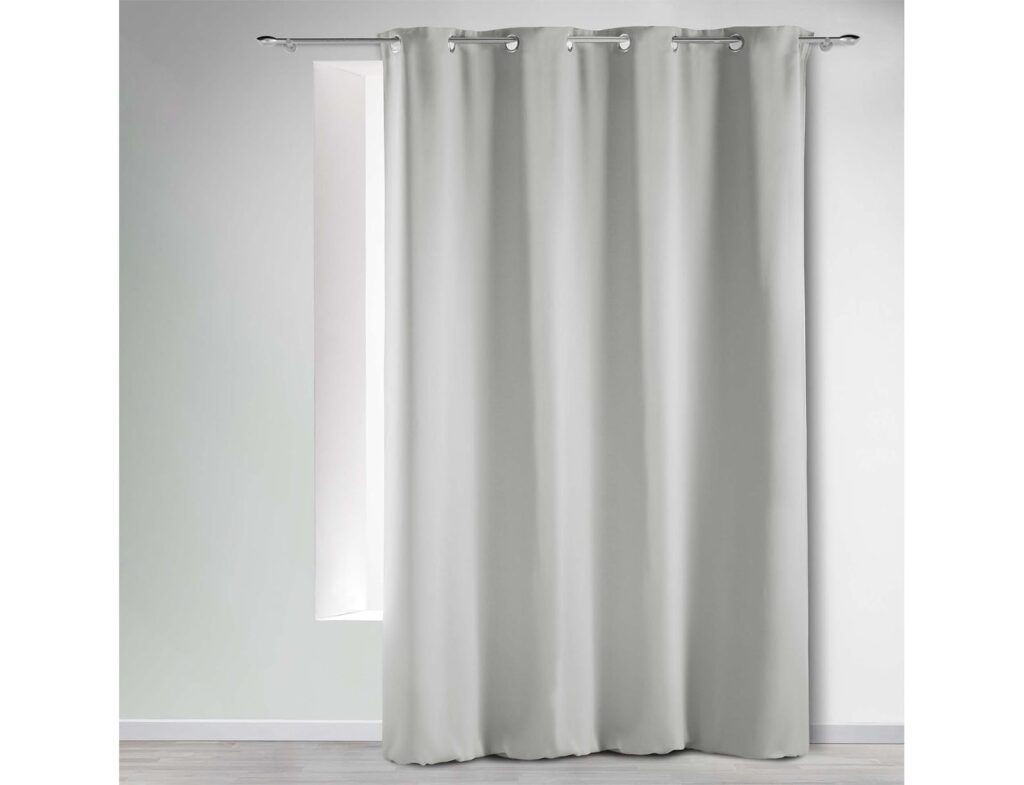 Κουρτίνα Blackout Occult Douceur D'intérieur - 135X280Cm - Γκρι
