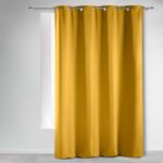 Κουρτίνα Blackout Occult Douceur D'intérieur - 135X280Cm - Κίτρινο