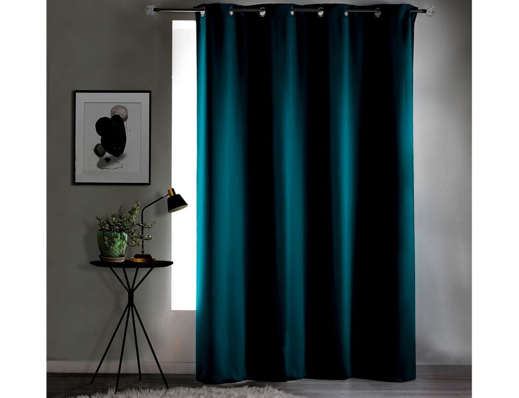 Κουρτίνα Blackout Occult Douceur D'intérieur - 135X280Cm - Μπλε