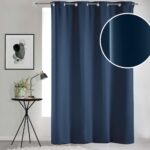Κουρτίνα Blackout Occult Douceur D'intérieur - 135X280Cm - Μπλε