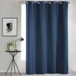 Κουρτίνα Blackout Occult Douceur D'intérieur - 135X280Cm - Μπλε