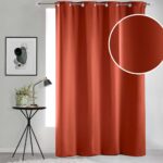 Κουρτίνα Blackout Occult Douceur D'intérieur - 135X280Cm - Πορτοκαλί