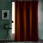 Κουρτίνα Blackout Occult Douceur D'intérieur - 135X280Cm - Πορτοκαλί