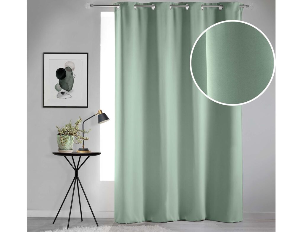 Κουρτίνα Blackout Occult Douceur D'intérieur - 135X280Cm - Πράσινο