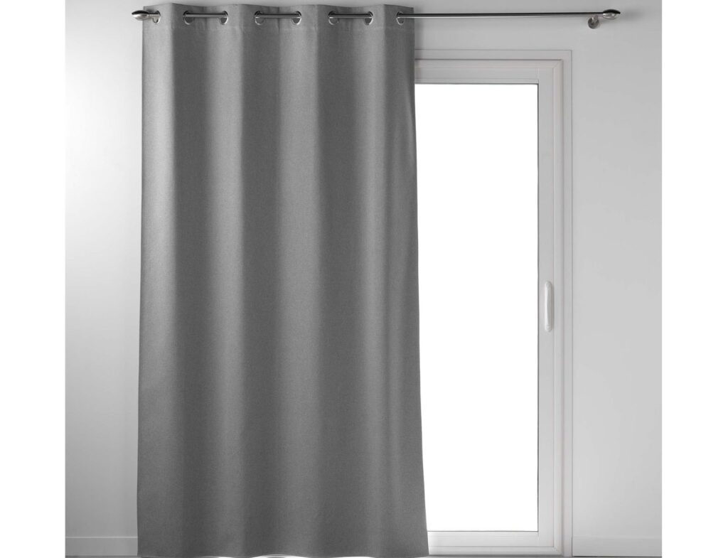 Κουρτίνα Blackout Occultiss Douceur D'intérieur - 135X260Cm - Γκρι