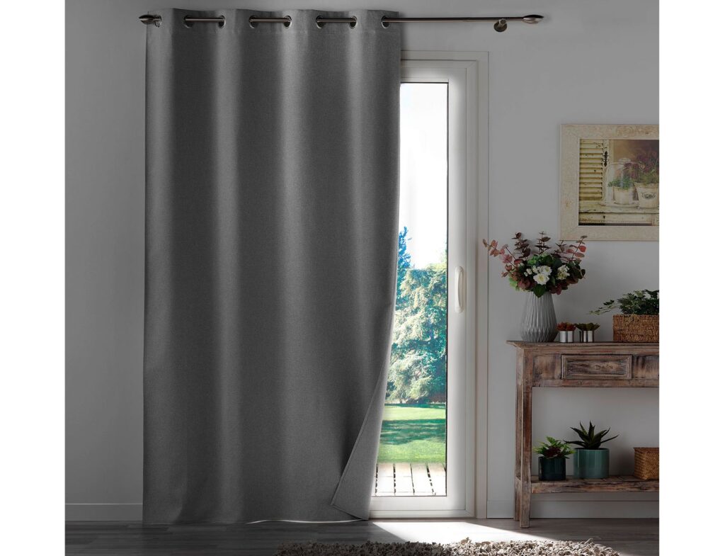 Κουρτίνα Blackout Occultiss Douceur D'intérieur - 135X260Cm - Γκρι