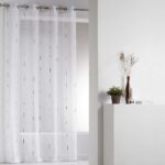 Κουρτίνα Chenille Douceur D'intérieur - 140X260Cm - Λευκό