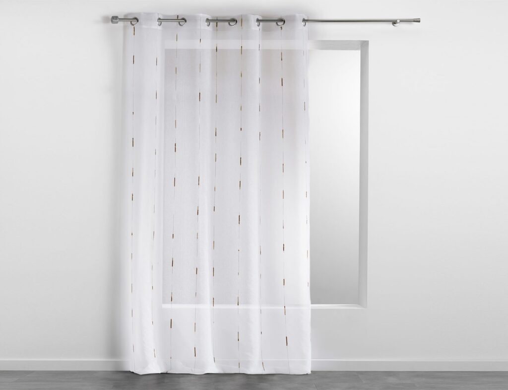 Κουρτίνα Chenille Douceur D'intérieur - 140X260Cm - Λευκό