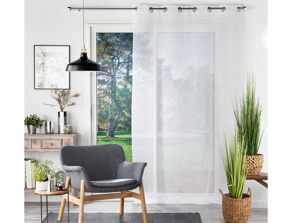 Κουρτίνα Goutteline Douceur D'intérieur - 140X240Cm - Λευκό