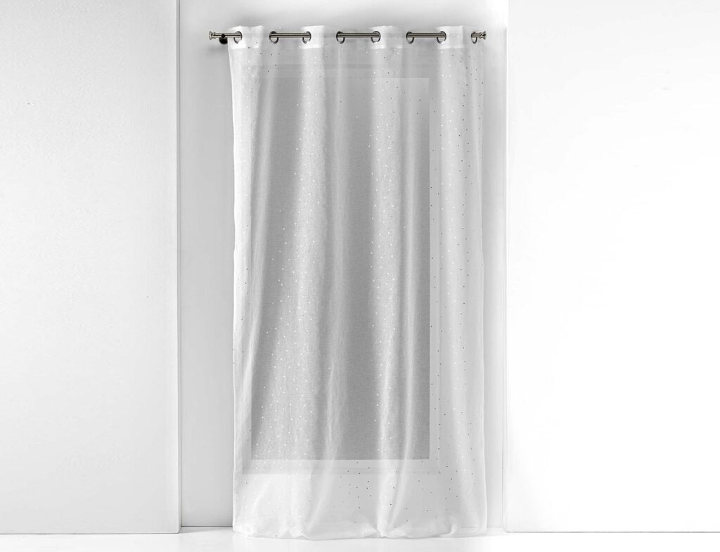 Κουρτίνα Goutteline Douceur D'intérieur - 140X240Cm - Λευκό