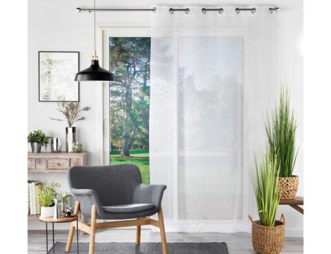 Κουρτίνα Goutteline Douceur D'intérieur - 140X240Cm - Λευκό
