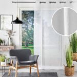 Κουρτίνα Goutteline Douceur D'intérieur - 140X280Cm - Λευκό