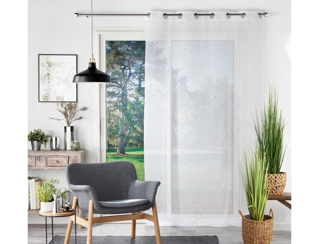 Κουρτίνα Goutteline Douceur D'intérieur - 140X280Cm - Λευκό