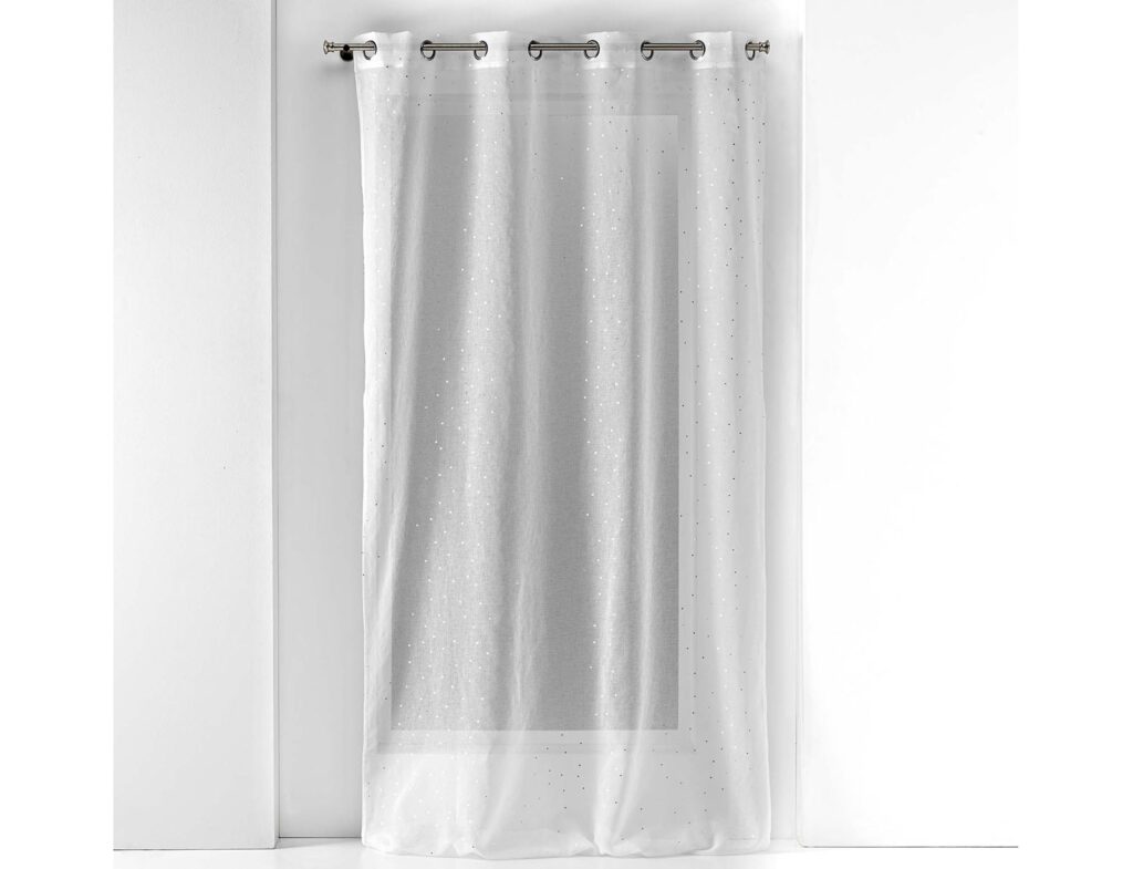 Κουρτίνα Goutteline Douceur D'intérieur - 140X280Cm - Λευκό