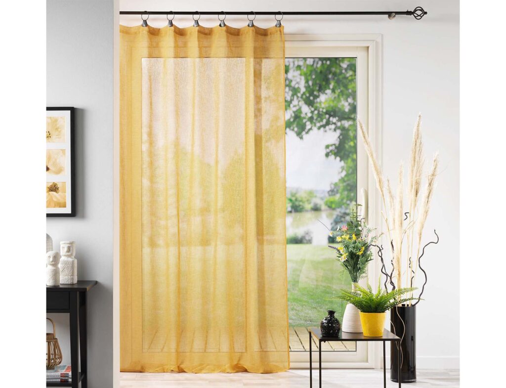 Κουρτίνα Linka Douceur D'intérieur - 140X240Cm - Κίτρινο