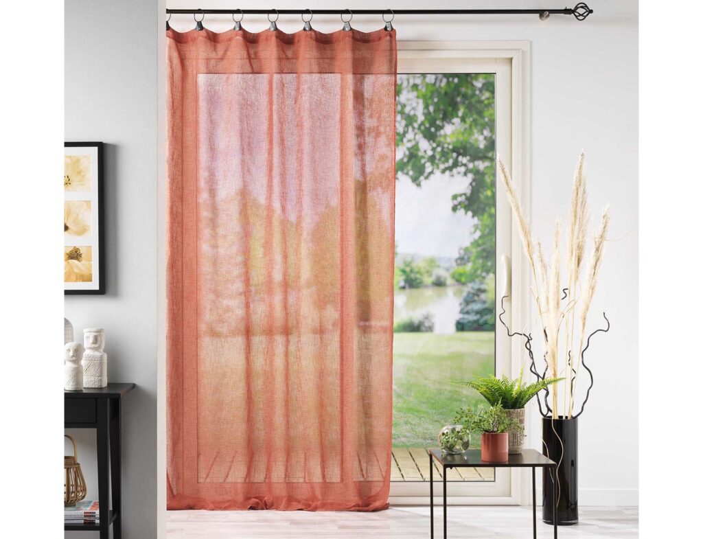Κουρτίνα Linka Douceur D'intérieur - 140X240Cm - Πορτοκαλί