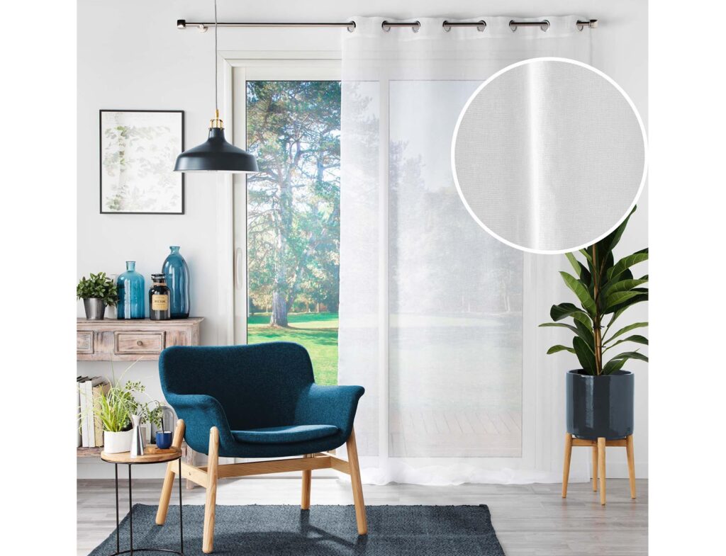 Κουρτίνα Malina Douceur D'intérieur - 140X280Cm - Λευκό
