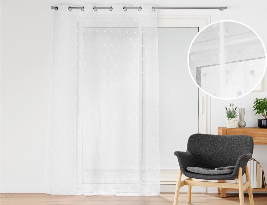 Κουρτίνα Pompinou Douceur D'intérieur - 140X240Cm - Λευκό