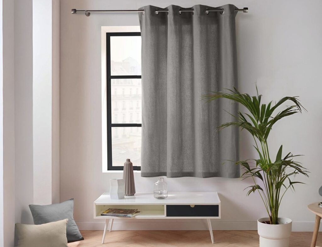 Κουρτίνα Twily Douceur D'intérieur - 135X180Cm - Γκρι