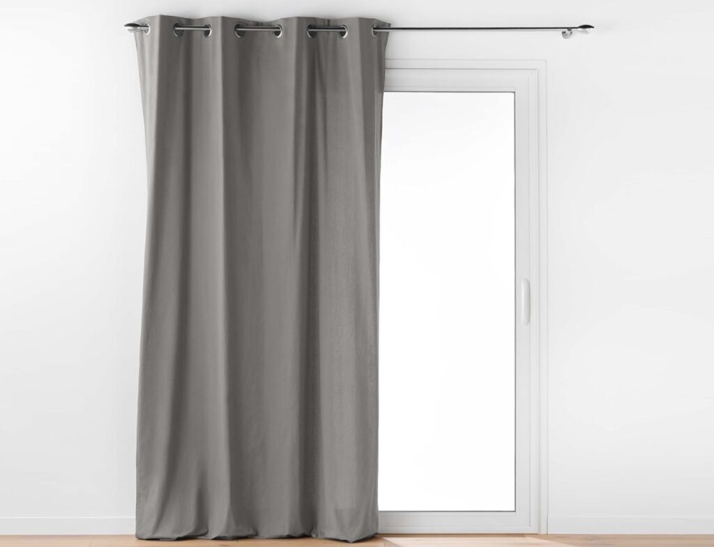 Κουρτίνα Twily Douceur D'intérieur - 135X260Cm - Γκρι