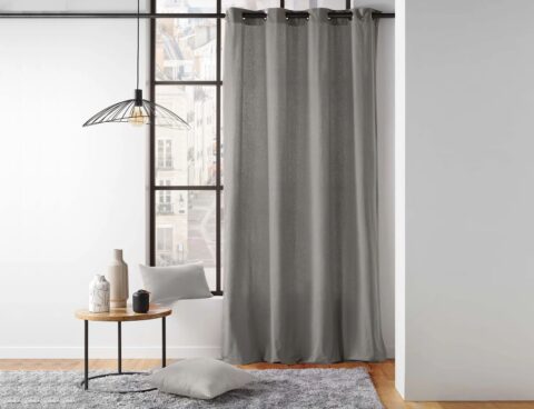 Κουρτίνα Twily Douceur D'intérieur - 135X260Cm - Γκρι