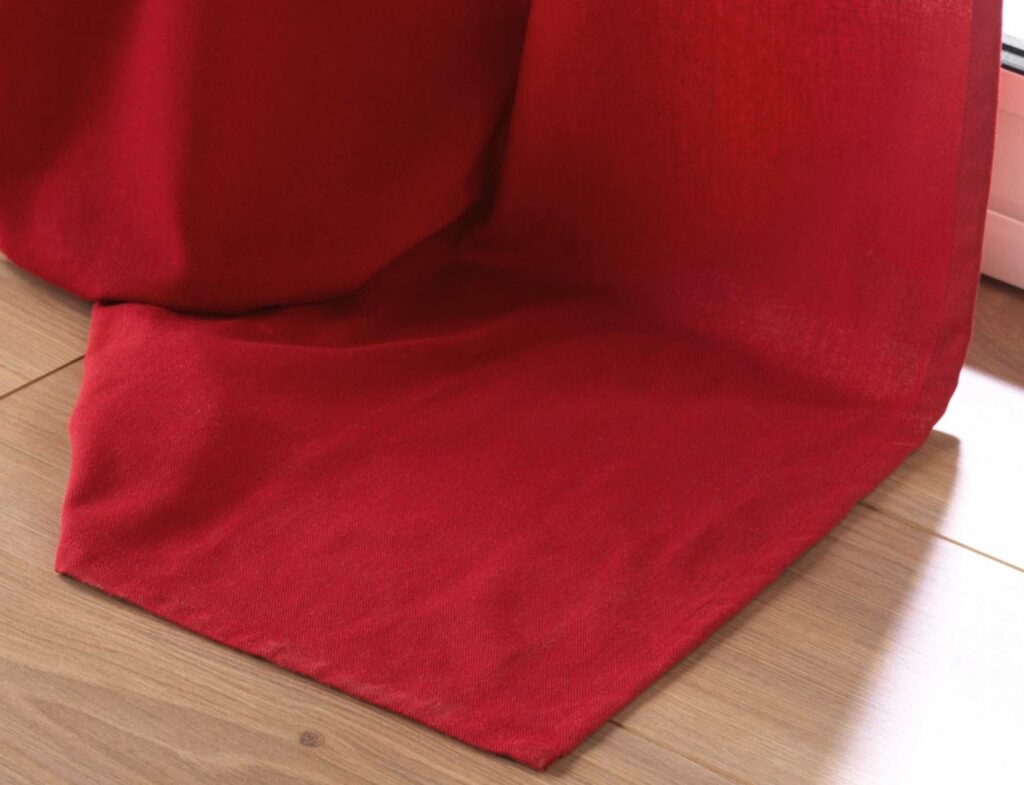 Κουρτίνα Twily Douceur D'intérieur - 135X260Cm - Κόκκινο