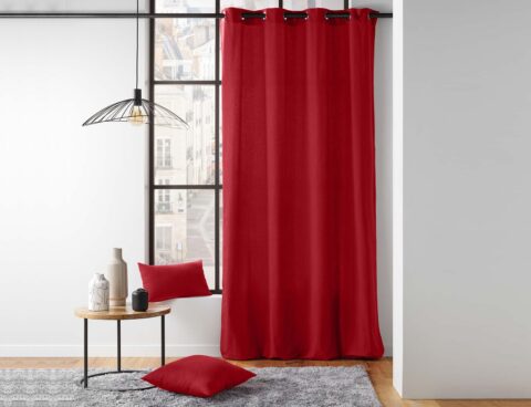 Κουρτίνα Twily Douceur D'intérieur - 135X260Cm - Κόκκινο