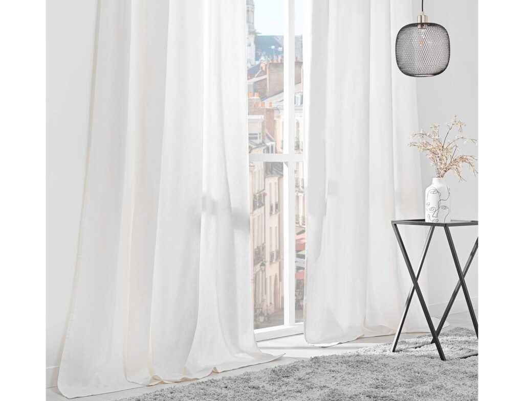 Κουρτίνα Twily Douceur D'intérieur - 135X260Cm - Λευκό