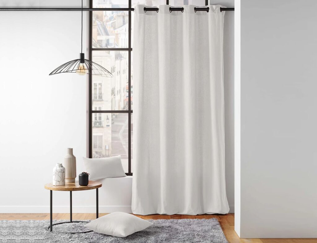 Κουρτίνα Twily Douceur D'intérieur - 135X260Cm - Λευκό