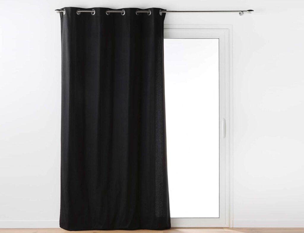 Κουρτίνα Twily Douceur D'intérieur - 135X260Cm - Μαύρο