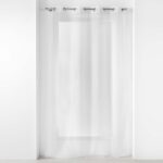 Κουρτίνα Voilizea Douceur D'intérieur - 140X240Cm - Λευκό