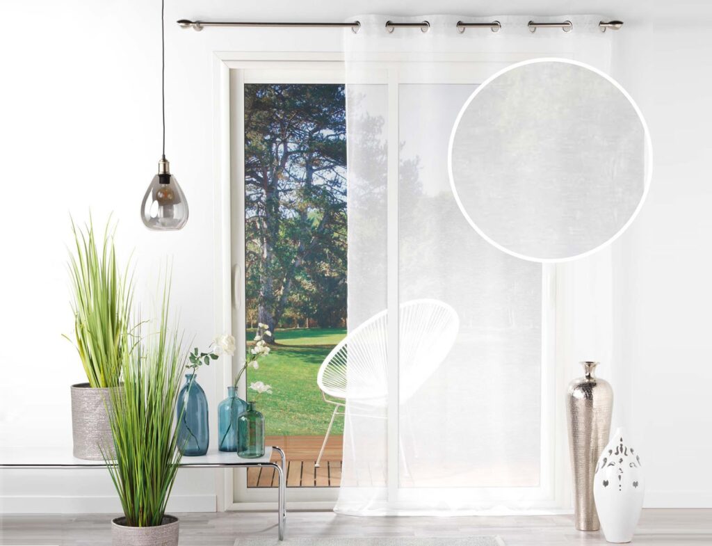 Κουρτίνα Voilizea Douceur D'intérieur - 140X280Cm - Λευκό