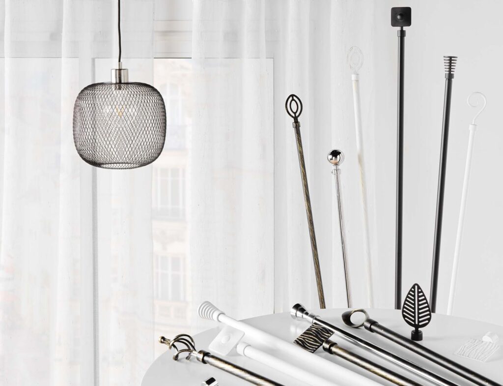 Κουρτινόξυλο Ovalon Douceur D'intérieur - Φ19Mm - 120 - 210Cm