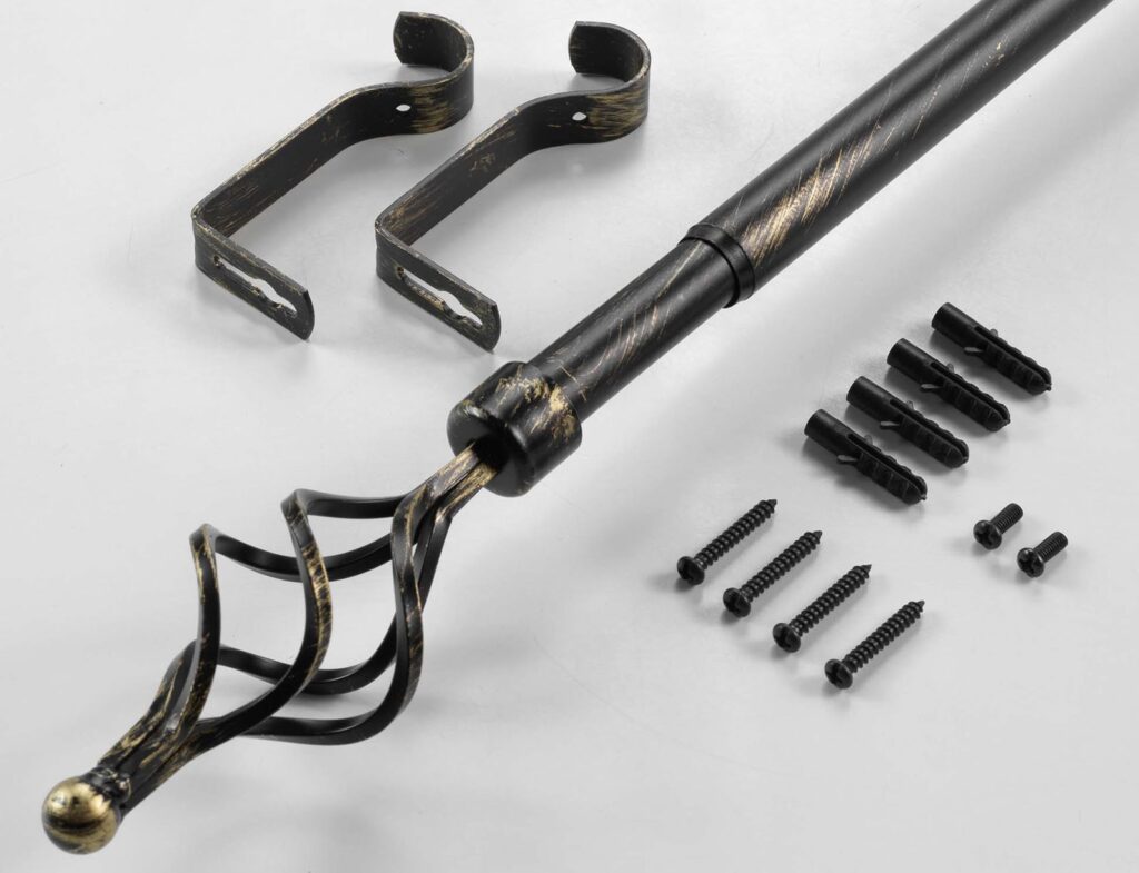 Κουρτινόξυλο Twisty Douceur D'intérieur - Φ19Mm - 120 - 210Cm