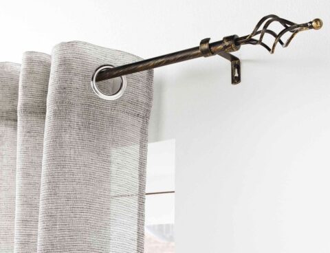 Κουρτινόξυλο Twisty Douceur D'intérieur - Φ19Mm - 120 - 210Cm