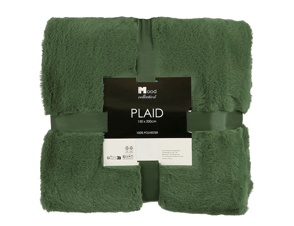Κουβέρτα Bronte In The Mood Collection - 200X150Cm - Dark Green