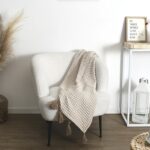 Κουβέρτες & Ριχτάρια Beige Honeycomb Plaid 125X150Cm Tx0092