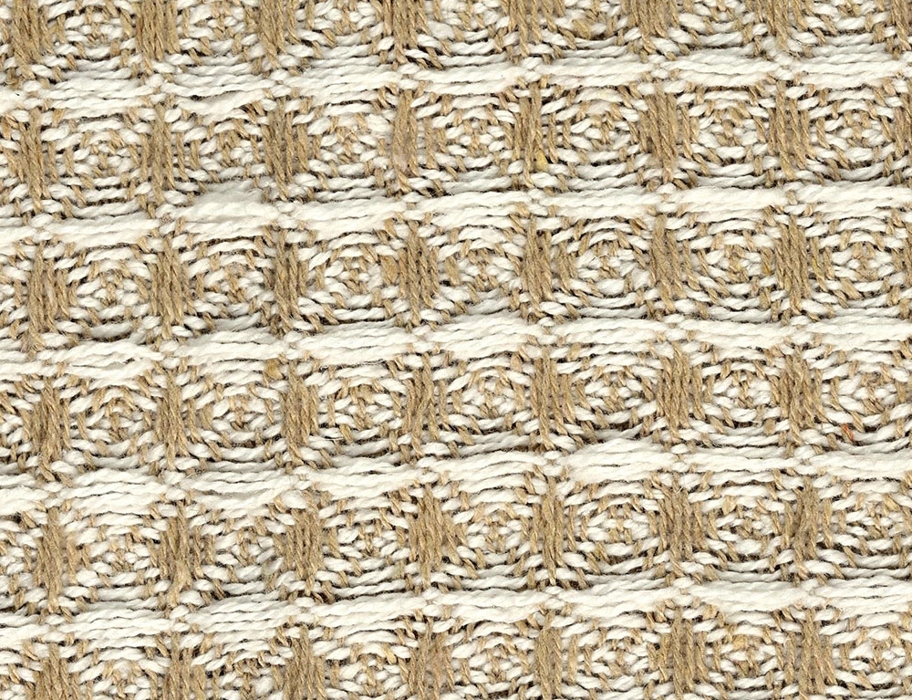 Κουβέρτες & Ριχτάρια Beige Honeycomb Plaid 125X150Cm Tx0092