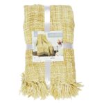 Κουβέρτες & Ριχτάρια Chunky Knitted Plaid 125X150Cm A2 Tx0077