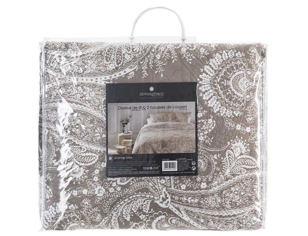 Κουβέρτες & Ριχτάρια Linen Coverlet +2Cushion Cover Atmosphera 131770D