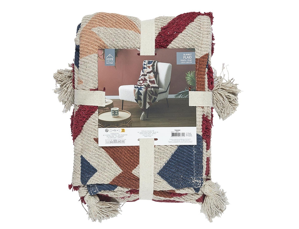 Κουβέρτες & Ριχτάρια Patterned Tufted Plaid 120X150Cm Tx0202