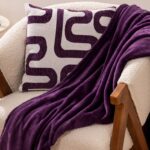 Κουβέρτες & Ριχτάρια Plaid Flanel Violet 130X180