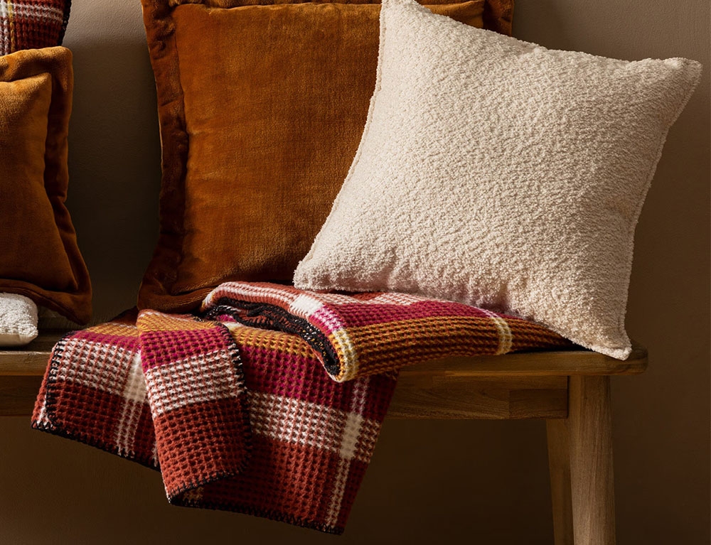 Κουβέρτες & Ριχτάρια Plaid Waff Tartan Owen 130X180