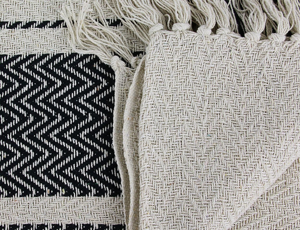 Κουβέρτες & Ριχτάρια Striped Berber Blanket 120X150Cm M6 Tx8002