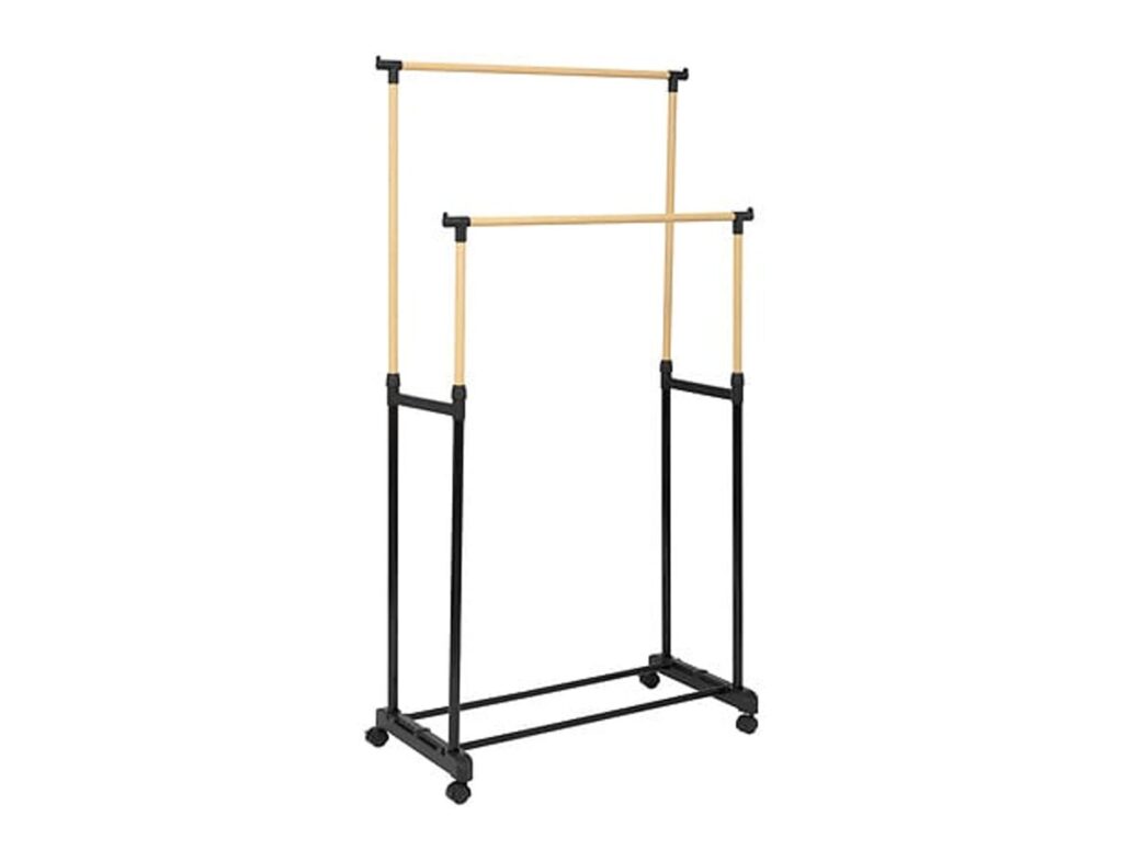 Κρεμάστρες Δαπέδου Gar Rack Dbl Mtl/Pla Woody